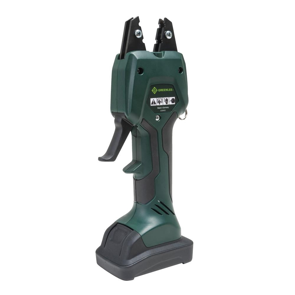 Kit de herramienta de engarzado con mandíbula de 13,8 milímetros y cargador de 110 Voltios con e... Greenlee - Almacenamiento