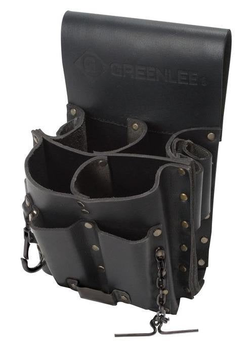Morral de cuero con 8 bolsillos Greenlee - Almacenamiento