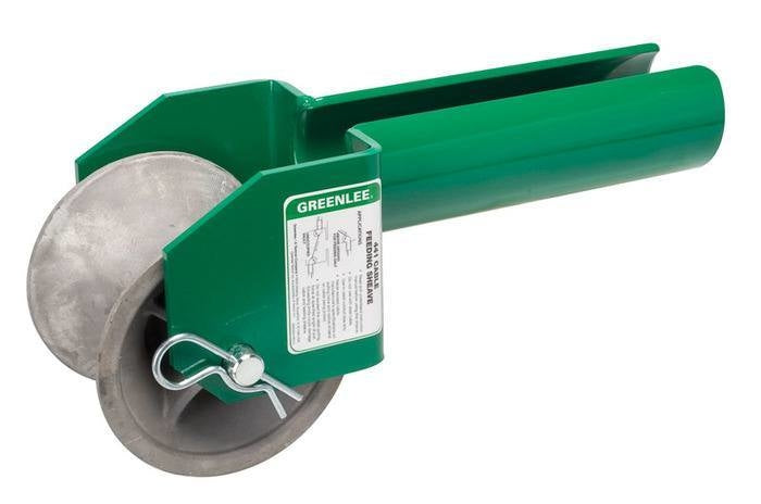 Polea de alimentación para conducto de 3-1/2 pulg. Greenlee - Pasacables y Traccionadores