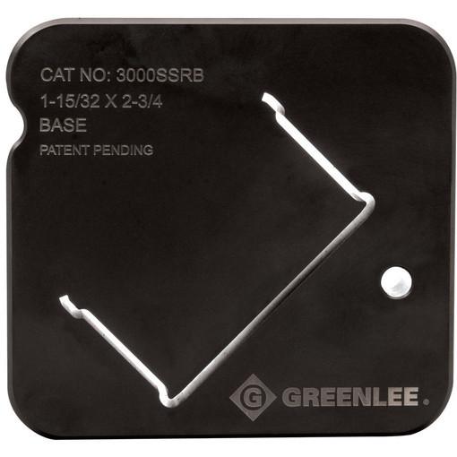 Conjunto de troqueles de acero Raceway Legrand serie 3000 (base) Greenlee - Herramientas Manuales