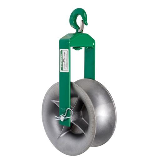Polea para cables tipo gancho de 12 pulg. Greenlee - Pasacables y Traccionadores