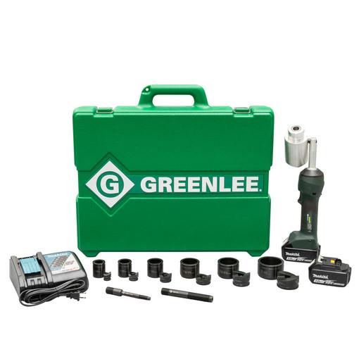 Kit de sacabocados hidráulicos a batería de 11 ton Intelli-Punch�� con Slug-Buster® 1/2 pulg - 2 pulg Greenlee - Sacabocados