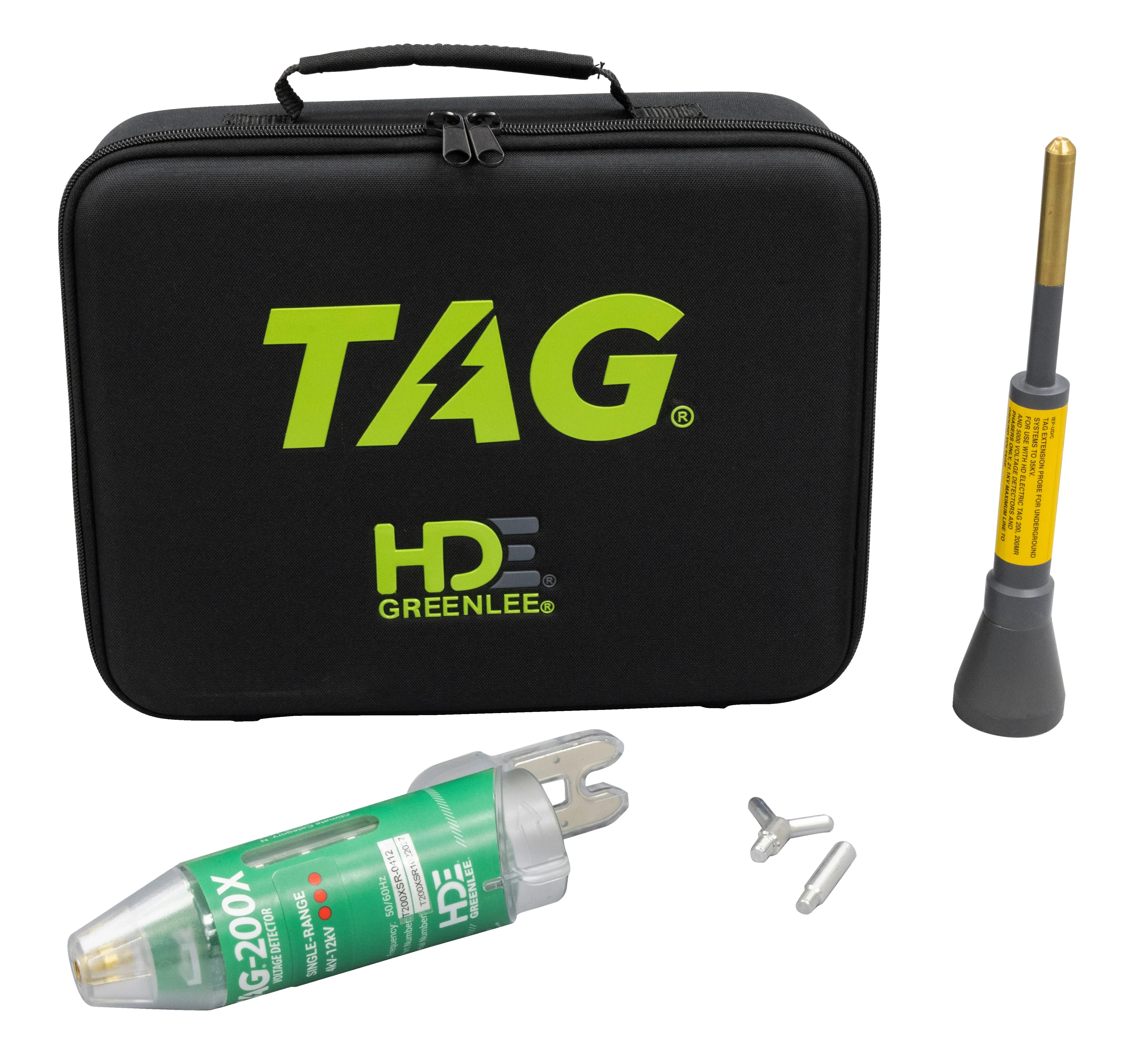 Kit de detector de voltaje de contacto Tag, 4-12 kv Greenlee - Prueba y Medición