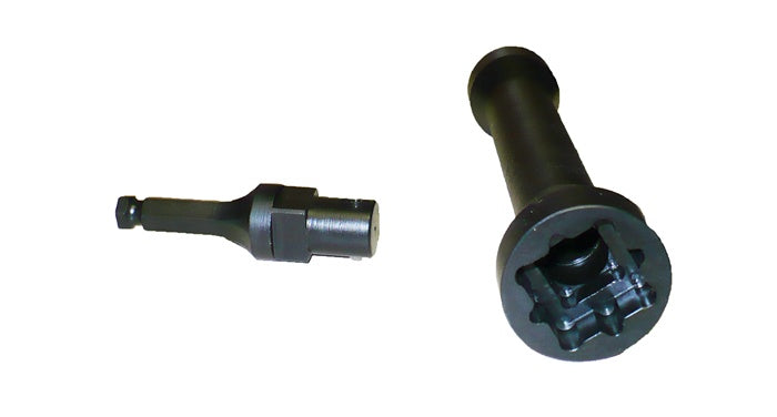 Aprietatuercas con adaptador para tuercas cuadradas de 5/8 pulg., 1/2 pulg., 13/16 pulg.,... Greenlee - Herramientas Manuales