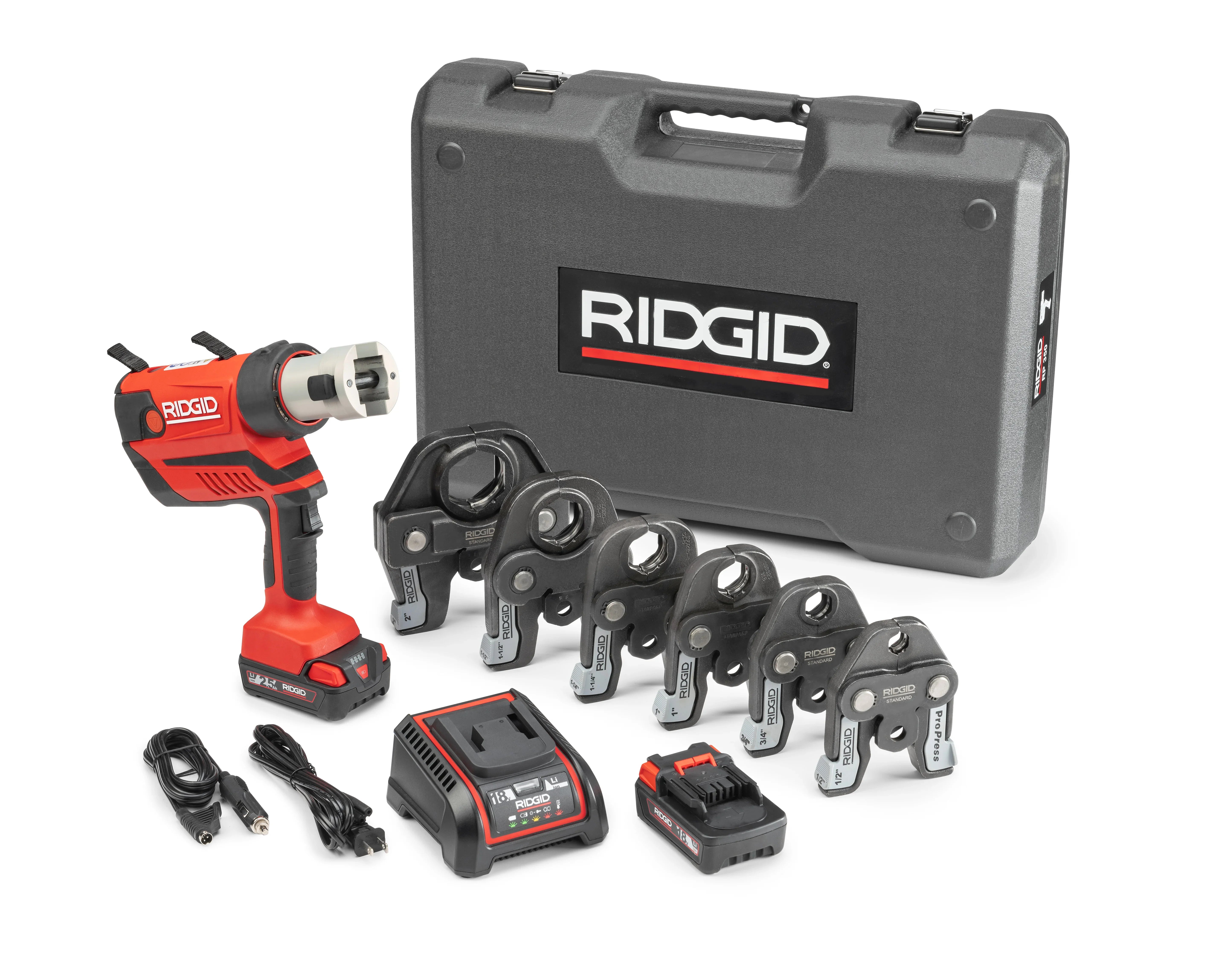 RIDGID 67053 - Kit de bateríA RP 350 c/ mordazas ProPress 1/2-2 pulg.