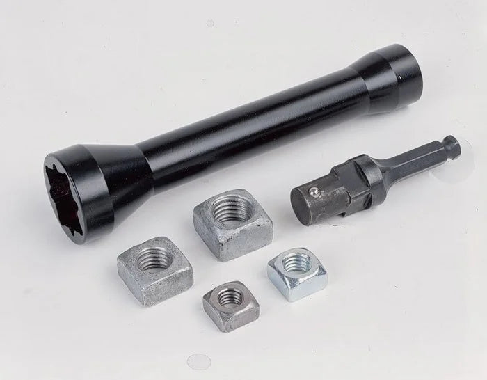 Aprietatuercas con adaptador para tuercas cuadradas de 1 In, 1-1/8 In, 1-5/16 in NR3