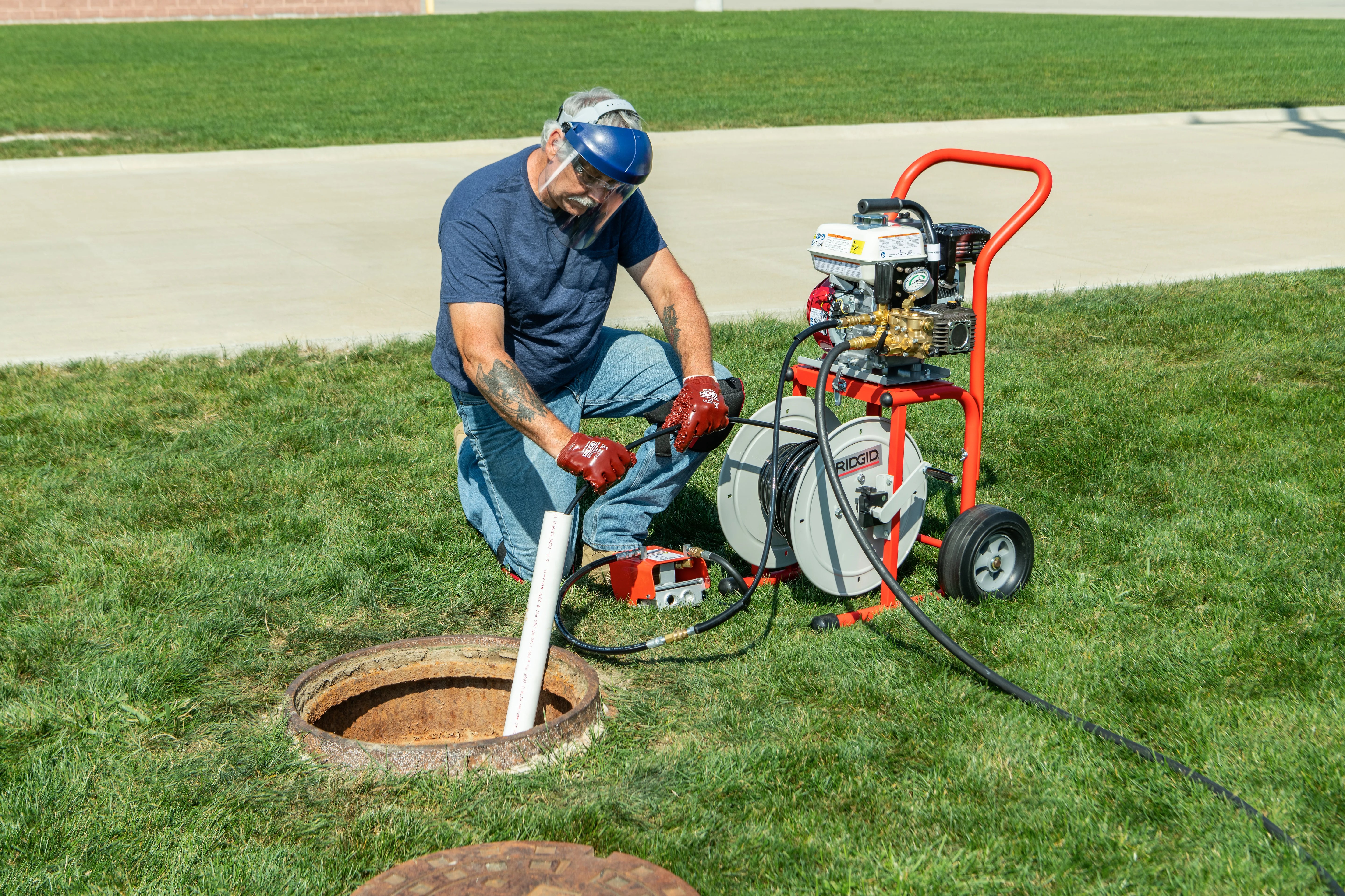 Ridgid 63877 | Limpiadora De Desagues Kj2200