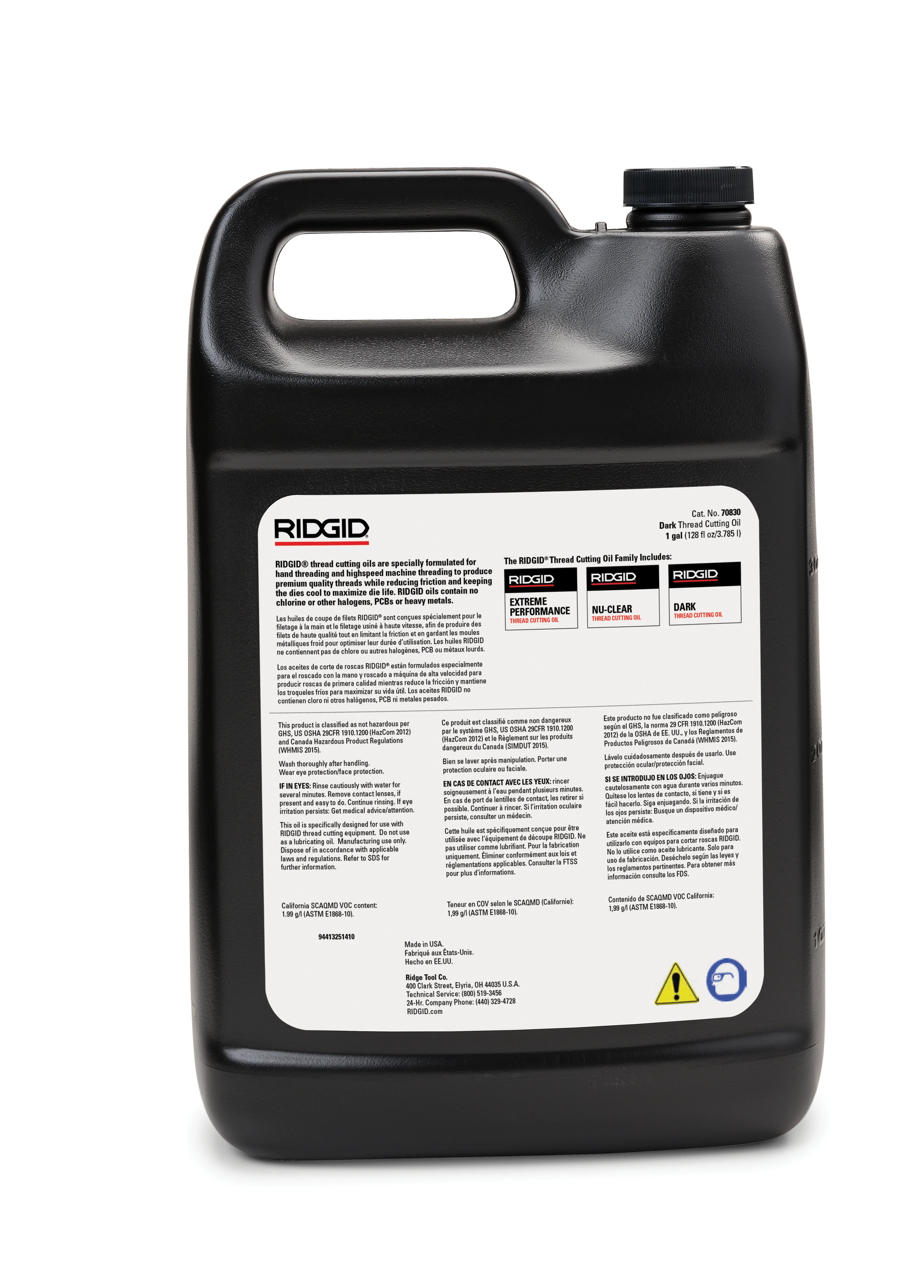 Ridgid 70830 | Aceite 1 Gal