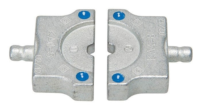 Juego de troqueles para engarzado de aluminio N�º. 8 (Ka4-8) Greenlee - Terminación de Cables