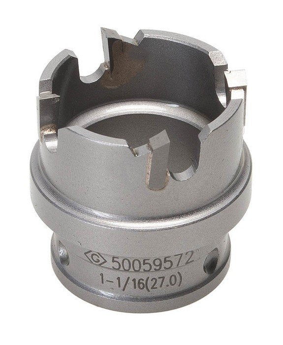 Cortador de punta de carburo para orificios de 1-1/16 pulg. de cambio rápido Greenlee - Sacabocados