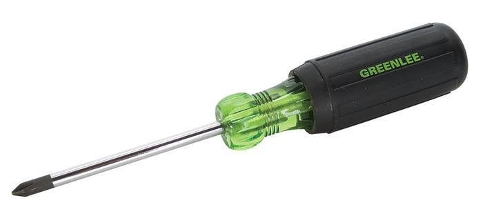 Destornillador de punta Phillips n.�º 1 x 3 pulg. para servicio pesado Greenlee - Herramientas Manuales