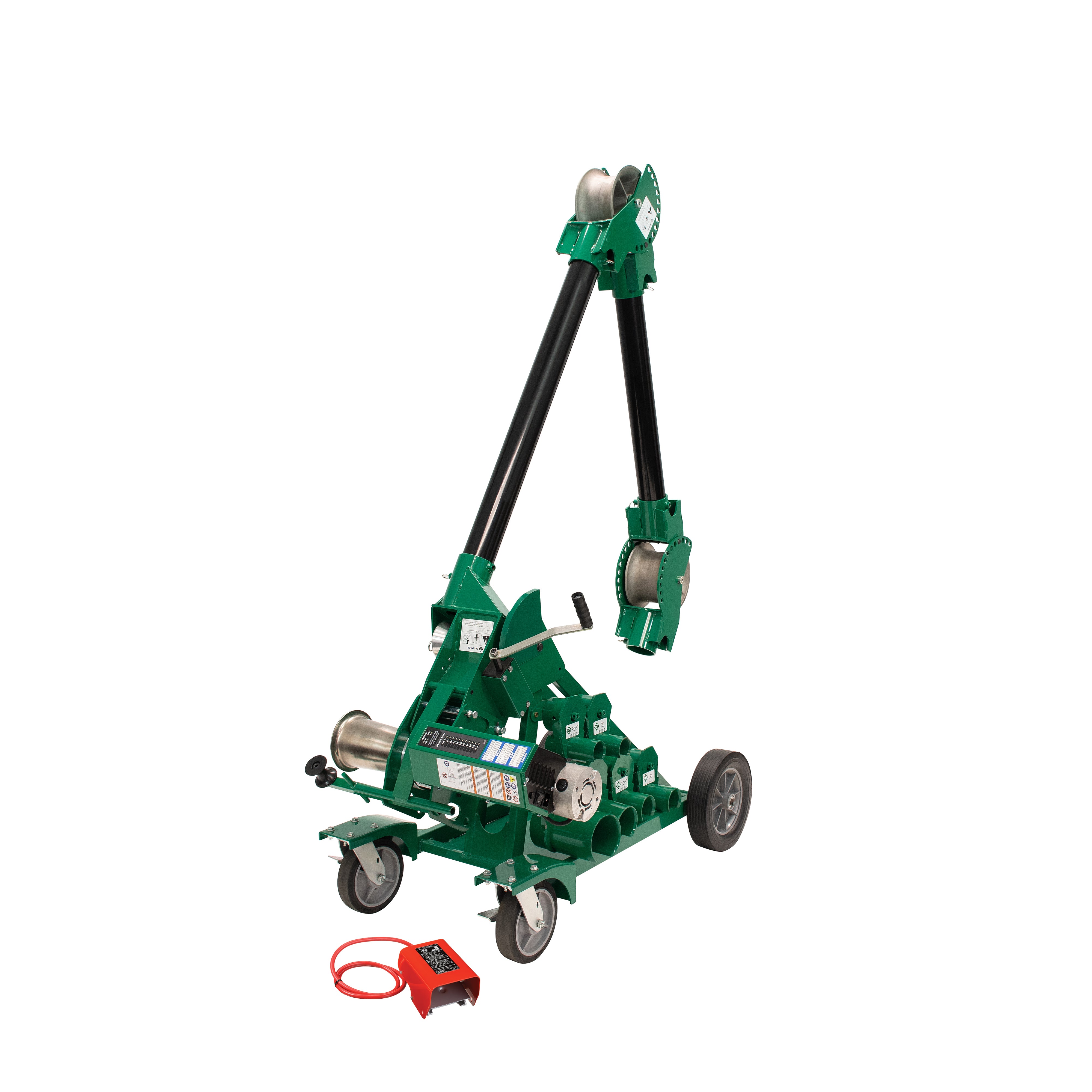 Traccionador GX10 10k Tugger�� con VersiBoom�� móvil Greenlee - Pasacables y Traccionadores