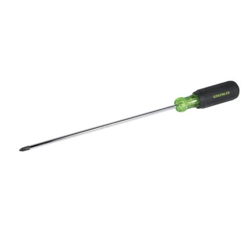 Destornillador de punta Phillips n.º 2 x 10 pulg. para servicio pesado Greenlee - Herramientas Manuales
