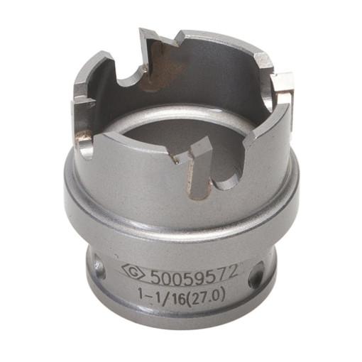 Cortador de punta de carburo para orificios de 1-1/16 pulg. de cambio rápido Greenlee - Sacabocados