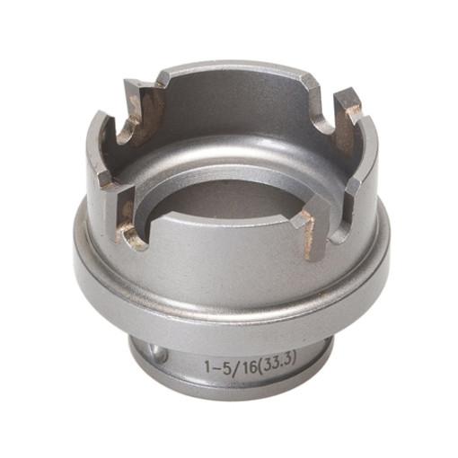 Cortador de punta de carburo para orificios de 1-5/16 pulg. de cambio rápido Greenlee - Sacabocados