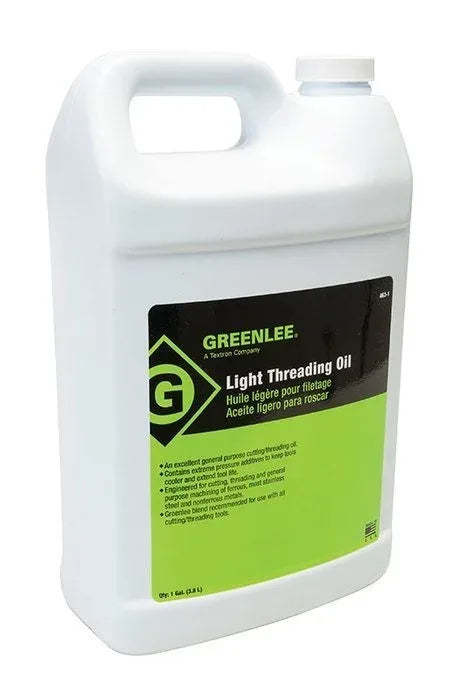 Aceite claro para cortar/roscar - 1 galón Greenlee - Sacabocados