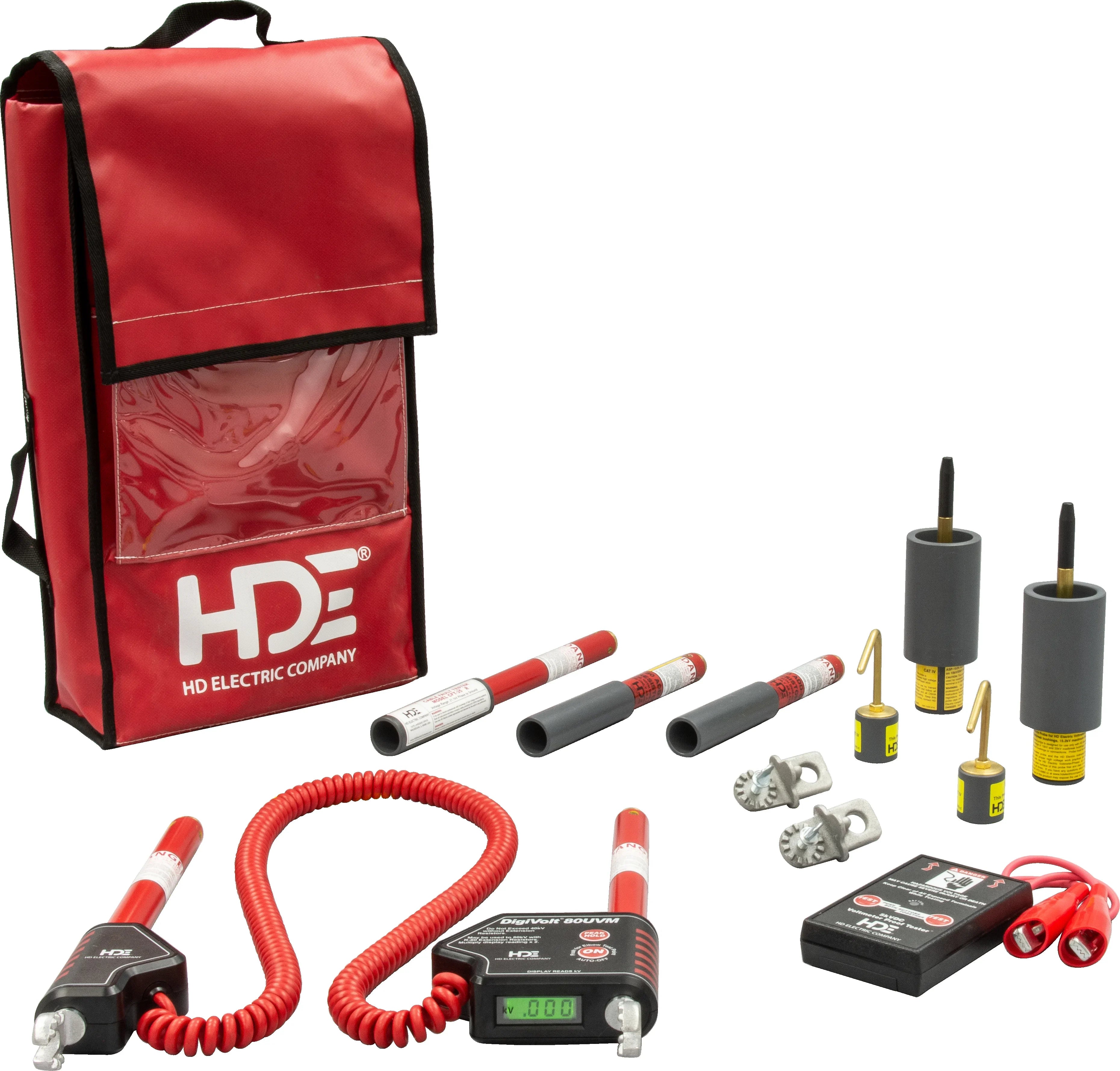 Voltímetro digital Digivolt 80 kV (kit universal) Greenlee - Prueba y Medición