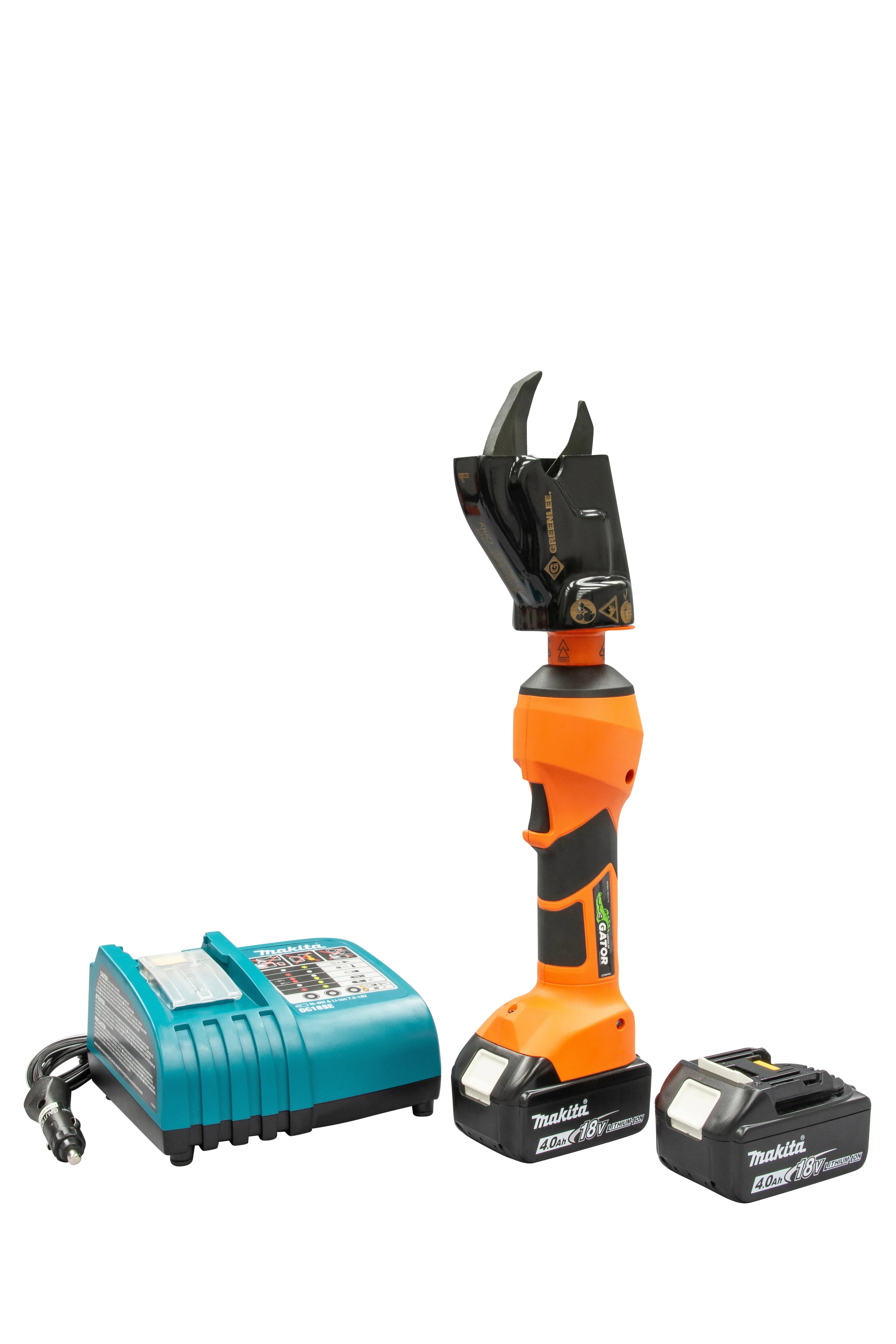 Cortador de cables de 32 mm con aislamiento y cargador de 12 V Greenlee - Terminación de Cables