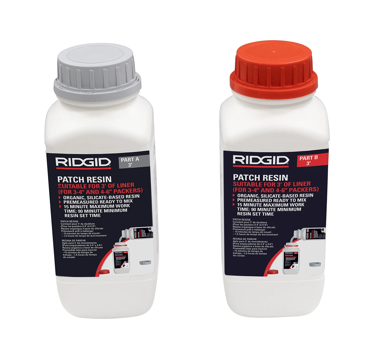 RIDGID 74863 - Resina de Parche 2 BOTTLES, 3'