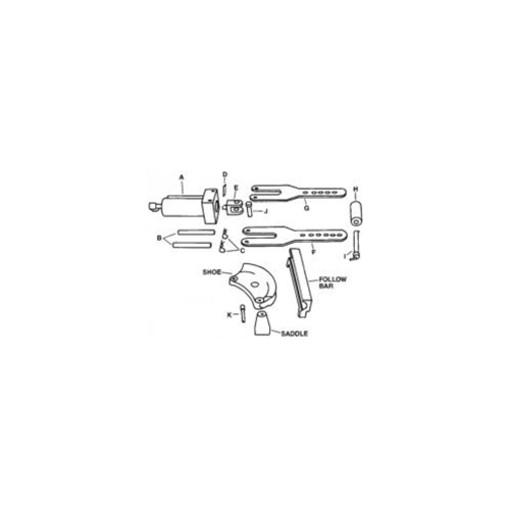 Greenlee 2725AA Clip-clavija de enganche # 8 (10 Pk)