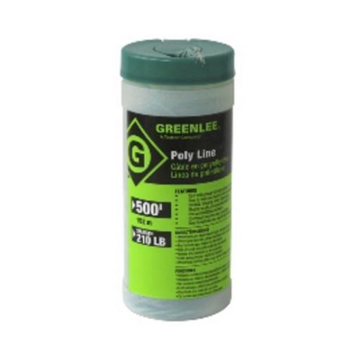 Greenlee 430-500 Poly Línea 500 pies. Verde trazador