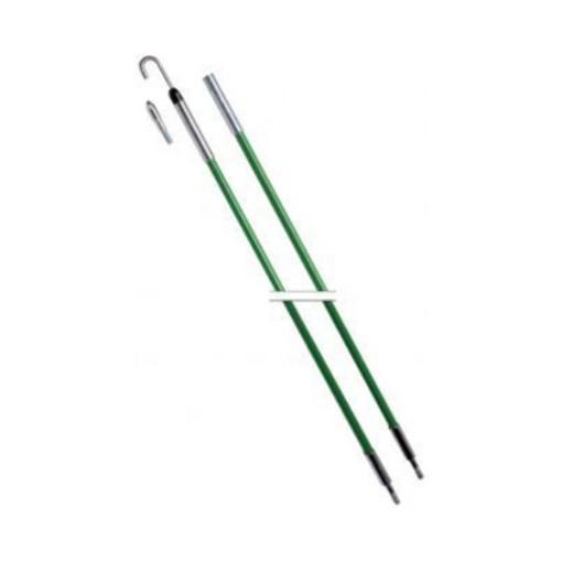 Greenlee 540-24 24' Fish Stix Kit con la nariz de bala y J Gancho Consejos roscado