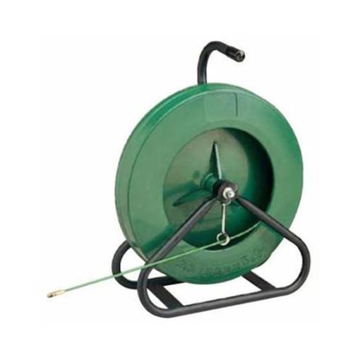 Greenlee 542-250 250' x 3/16" Cinta de fibra de vidrio de pescado en el soporte del carrete