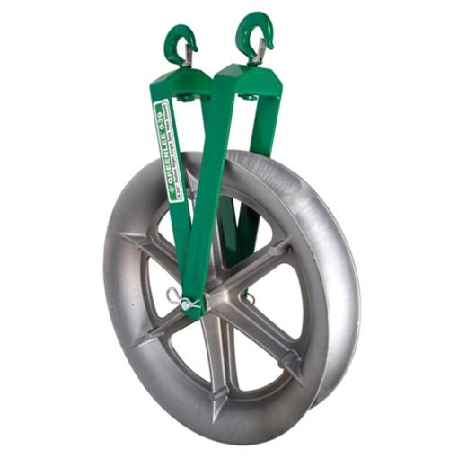 Greenlee 639 gemelo derecho ángulo yugo Polea para Easy Tugger y Tugger