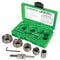 Greenlee 660 de cambio rápido del acero inoxidable de agujero cortador Kit (7/8" , 1-1 / 8" , 1-3 / 8" , 1-3 / 4" , 2" )