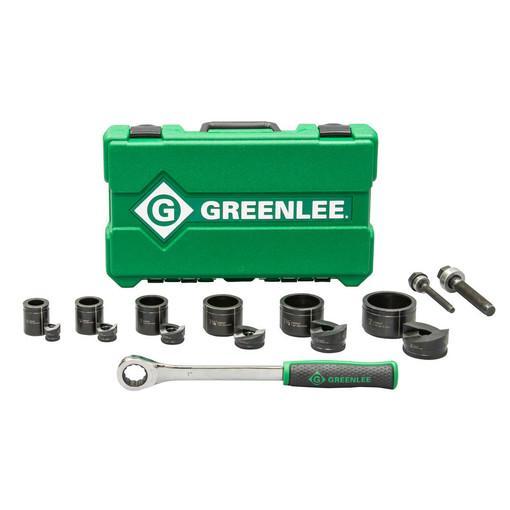 Greenlee 7238SB Slug-Buster Knockout kit con llave de trinquete de 1/2" hasta 2"