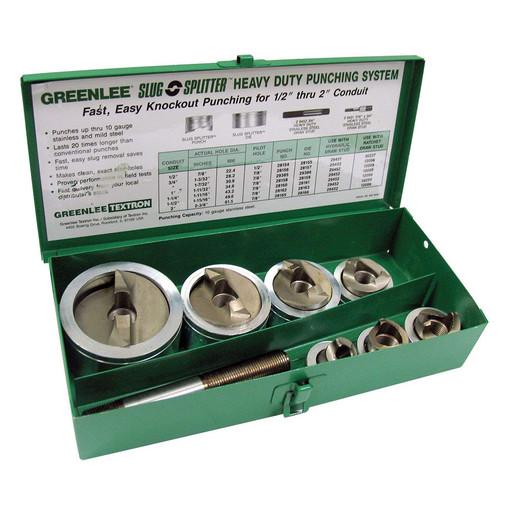 Greenlee 7307 1/2" - 2" Tamaño de conducto Slug-Kit de splitter golpe definitivo SC