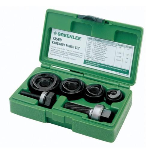 Kit de taladro Greenlee 735BB Knockout, 1/2" a 1-1 / 4"
