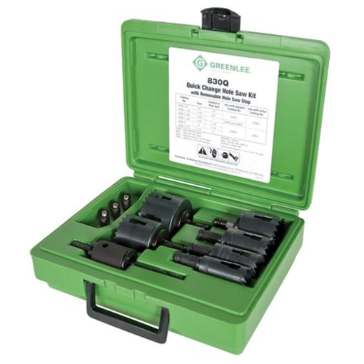 Kit de sierra Greenlee 830Q cambio rápido del agujero