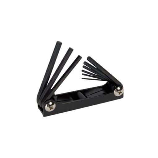 Greenlee 0254-31 9-pieza métrica plegable Hex-Key Set