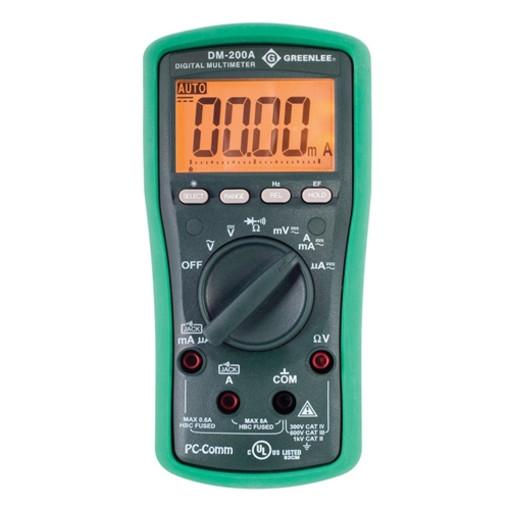 Greenlee DM-200A de alta visibilidad multímetro digital