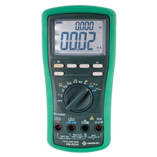 Greenlee DM-820A-C calibrado multímetro digital