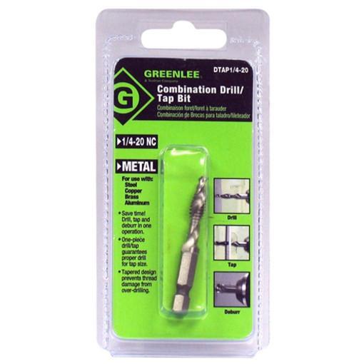 Greenlee DTAP1 / 4-20 taladro / TAP, 1 / 4-20.