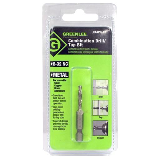 Greenlee DTAP8-32 taladro / TAP, 8-32.