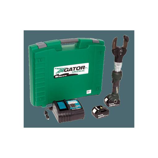 Greenlee ESC50LX11 2" cortador w dos baterías 4.0 AH, 120V cargador y estuche