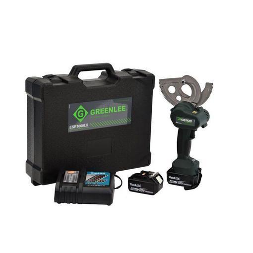 Greenlee ESR1000LX11 batería trinquete cortador, 120V Cargador
