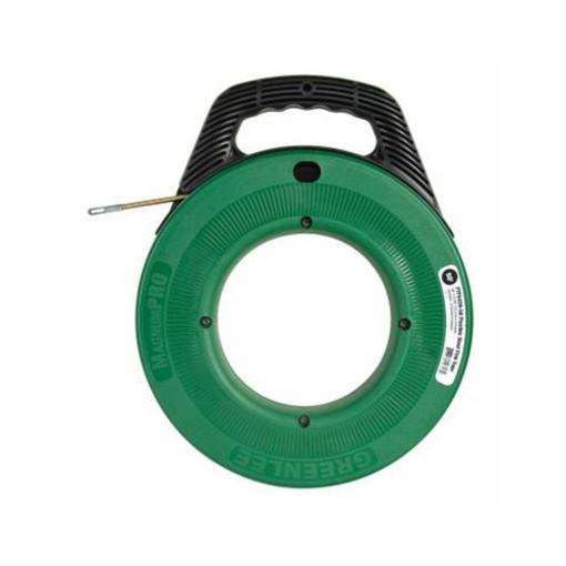 Cinta de acero flexible Greenlee FTFS439-50 MagnumPro pescado por cable con la caja de 3/16" x 50'