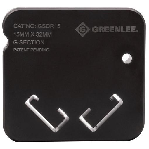 â Greenlee GSDR15 carril DIN �� �SG-Sección de Moldes