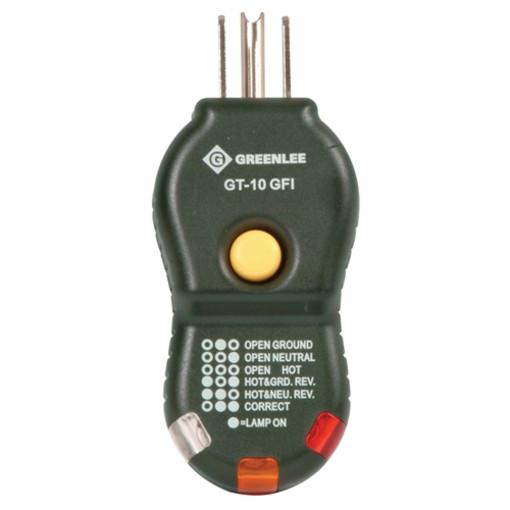 Probador de circuito GFCI Greenlee GT-10GFI
