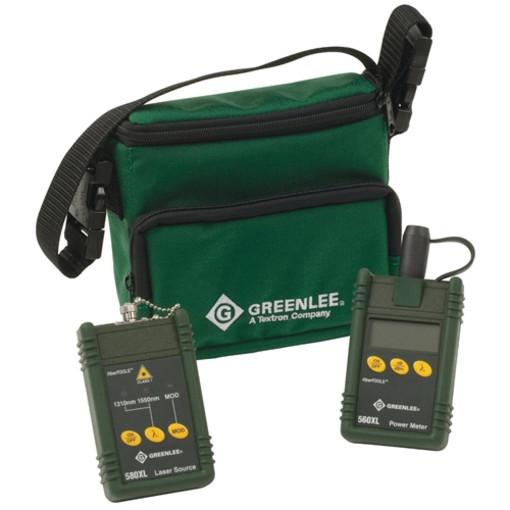 Greenlee 5680-ST único modo de fibra óptica Conjunto de prueba con interfaz ST